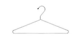 Cabide Cromado Infantil 3 mm 15 x 30 cm kit:01 Pç