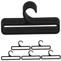 Cabide de cachecol FELTECHELECTR, porta-toalhas, 10 peças, preto