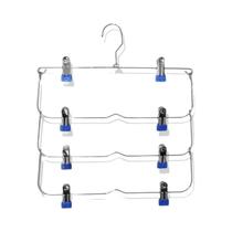 Cabide De Calças Em Aço Inoxidável Antiderrapante Multi-Funcional Para Armazenamento Em Casa