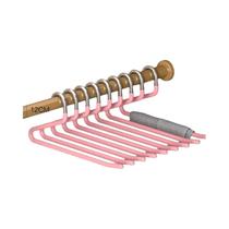 Cabide de Calças Telescópico 5 Peças - Tipo Ganso com Armazenamento Multicamadas Cabide de Calças Telescópico 5 Peças - Tipo Ganso com Armazenamento Multicamadas