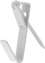 Cabide de fotos Hillman 122307 branco, pacote com 8 unidades, capacidade de 9 kg