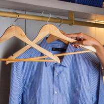 Cabide De Madeira Com Gancho Organizador Para Roupas 3 Cabide Cabide De Madeira Com Gancho Organizador Para Roupas 3 Cabide