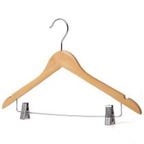 Cabide de Madeira com Presilhas - Verniz Cabide de Madeira com Presilhas - Verniz