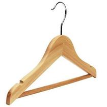 Cabide de Madeira Infantil Com Barra KIt:25 Pçs