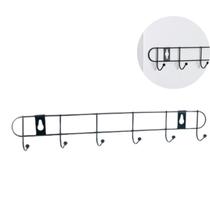 Cabide de metal 6 ganchos multiuso