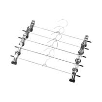 Cabide De Metal Ajustável Antiderrapante À Prova De Vento 5 Peças Para Secagem De Roupas, Calças E