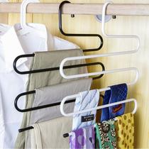 Cabide De Metal Inox com 5 Divisórias Roupa Calças Gravatas Bermudas 35,5x34cm 8mm Multifuncional