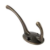 Cabide de Metal Retrô de Parede - 10/20 Peças com Ganchos Duplos para Quarto