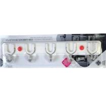 Cabide De Parede Adesivo C/5 Ganchos Primafer 5,0kg