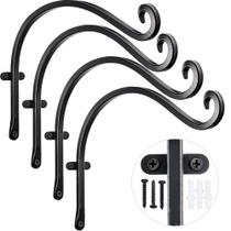 Cabide de plantas suspenso AJART Outdoor Metal Bird Feeder 4 unidades Cabide de plantas suspenso AJART Outdoor Metal Bird Feeder 4 unidades