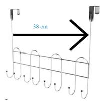 Cabide De Porta Multiuso Com 8 Ganchos Toalha Roupa Vassoura Cabide De Porta Multiuso Com 8 Ganchos Toalha Roupa Vassoura