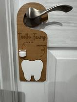 Cabide de porta Tooth Fairy Wooden Blank 25x9 cm Cabide de porta Tooth Fairy Wooden Blank 25x9 cm