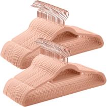 Cabide de roupas SONGMICS Velvet, conjunto de 50 cor-de-rosa UCRF21PK50 Cabide de roupas SONGMICS Velvet, conjunto de 50 cor-de-rosa UCRF21PK50