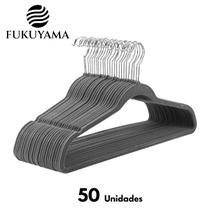 Cabide de Veludo Adulto Cor Cinza Antideslizante FUKUYAMA