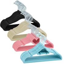 Cabide de Veludo Infantil 50 Unidades slin Luxo bebe Ultra