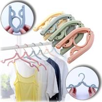 Cabide Dobrável p/ Viagem Organização Triplique seu Armário