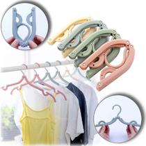 Cabide Dobrável p/ Viagem Organização Triplique seu Armário