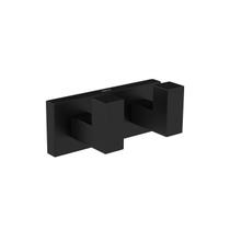 Cabide Duplo Bl83 Mt 2062 Quadratta Black Matte - Deca Cabide Duplo Bl83 Mt 2062 Quadratta Black Matte - Deca