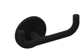 Cabide Duplo Round Preto Fosco - Crismoe Cabide Duplo Round Preto Fosco - Crismoe