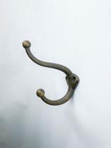 Cabide Duplo Vertical Zamac Antique Fosco