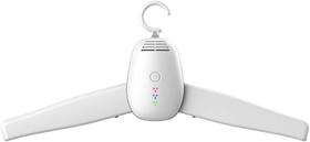 Cabide elétrico dobrável para secar roupas com ar aquecido