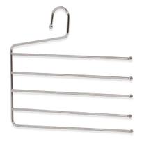 Cabide Em Aço Para 5 Calças Cromado Reforçado Não Desfia - Ampla Brasil
