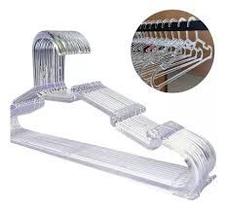 Cabide Em Acrílico Transparente Para Adultos Pacote Com 10 unidades