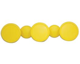 Cabide em formato Bola Tramontina Amarelo