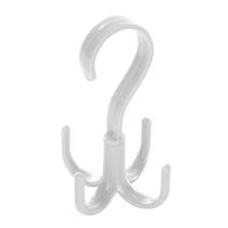 Cabide Especial 4 Ganchos Multiuso Acessórios Bolsas Branco Cabide Especial 4 Ganchos Multiuso Acessórios Bolsas Branco