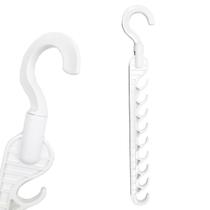 Cabide Extensor 9 Ganchos Articulado Giratório Vertical 35,5cm Organizador de Roupas Closet Cabide Extensor 9 Ganchos Articulado Giratório Vertical 35,5cm Organizador de Roupas Closet