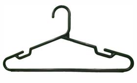 Cabide Fixo Fino Cavado Preto Cabide Fixo Fino Cavado Preto
