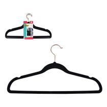 Cabide Flocado Com Gancho Rose Gold Com - Art house