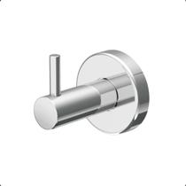 Cabide Gancho Aço Inox e Metal Prata Alto Brilho Modelo Athenas