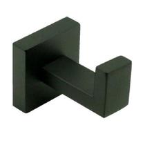 Cabide gancho banheiro italy line eterna inox preto black il17498