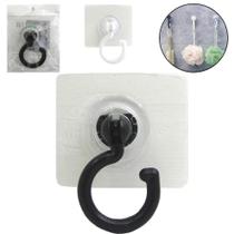 Cabide Gancho De Plastico Autoadesivo Transparente 8,5X7,5Cm - Saz Comércio