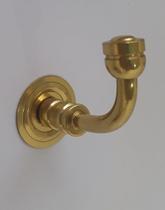 Cabide / gancho em latão dourado