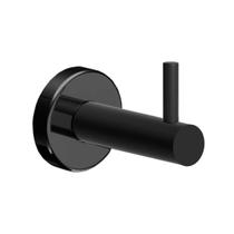 Cabide Gancho Para Banheiro Preto Fosco Atenas Grego Metal