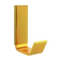 Cabide Gancho Pra Toalha de Banho Rosto Chapa Grossa Dourado Cabide Gancho Pra Toalha de Banho Rosto Chapa Grossa Dourado