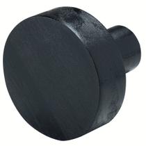 Cabide Gancho Tramontina Madeira Maciça Acabamento Pintura Preta 60mm