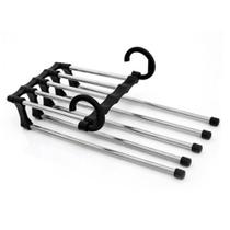 Cabide Ganha Espaço 5 Em 1 Varal Calças Vestidos Organizador Cabide Ganha Espaço 5 Em 1 Varal Calças Vestidos Organizador