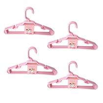 Cabide Infantil Bebe Rosa Kit 20 Unidades