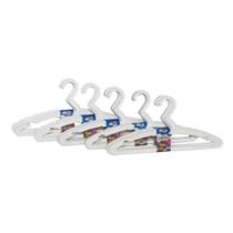 Cabide Infantil Branco Kit Com (25 Unidades) Da Rainha