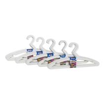 Cabide Infantil Branco Kit Com (25 Unidades) Da Rainha