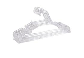 Cabide Infantil de Acrílico Transparente Kit com 50 unidades