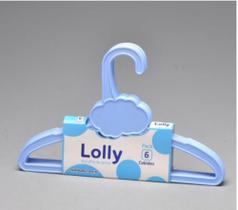 Cabide Infantil Kit C/6 Un Bebê - Lolly Cabide Infantil Kit C/6 Un Bebê - Lolly