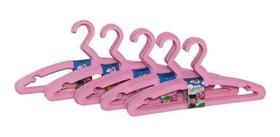 Cabide Infantil Kit Com 25 Unidades Rosa - Rainha
