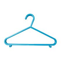 Cabide Infantil para Bebê Azul Clingo Kit com 6 Unidades