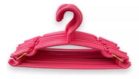 Cabide Infantil Rosa Escuro Kit 50 Unidades