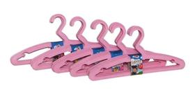 Cabide Infantil Rosa Kit Com (25 Unidades) Da Rainha