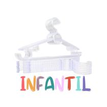Cabide Infantil Titureiro De Luxo Executivo Reforçado Organizar Roupas Closet -ACRILICO